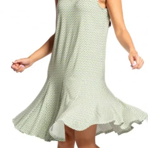 Egatex Abito smanicato con stampa retrò