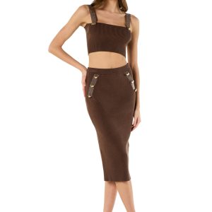 Top maglia e bottoni