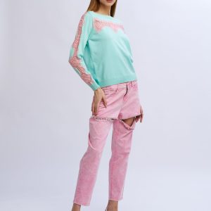 Maglia inserti pizzo