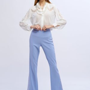 Pantalone inserti pizzo