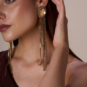 Orecchini cascata diamanti