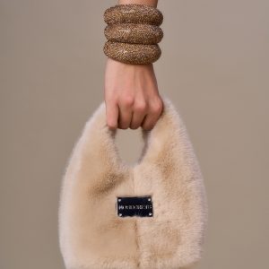 Chic faux fur bag