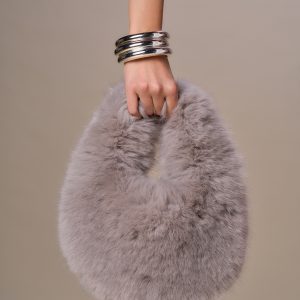 Faux fur bag