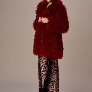 Giaccone simil pelliccia in mongolia