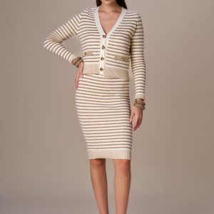 Giacchina maglia a righe