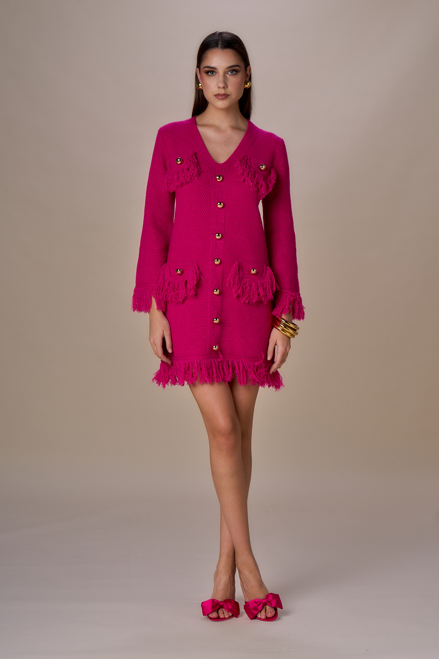 Abitino maglia frange