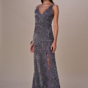 Abito velluto e paillettes