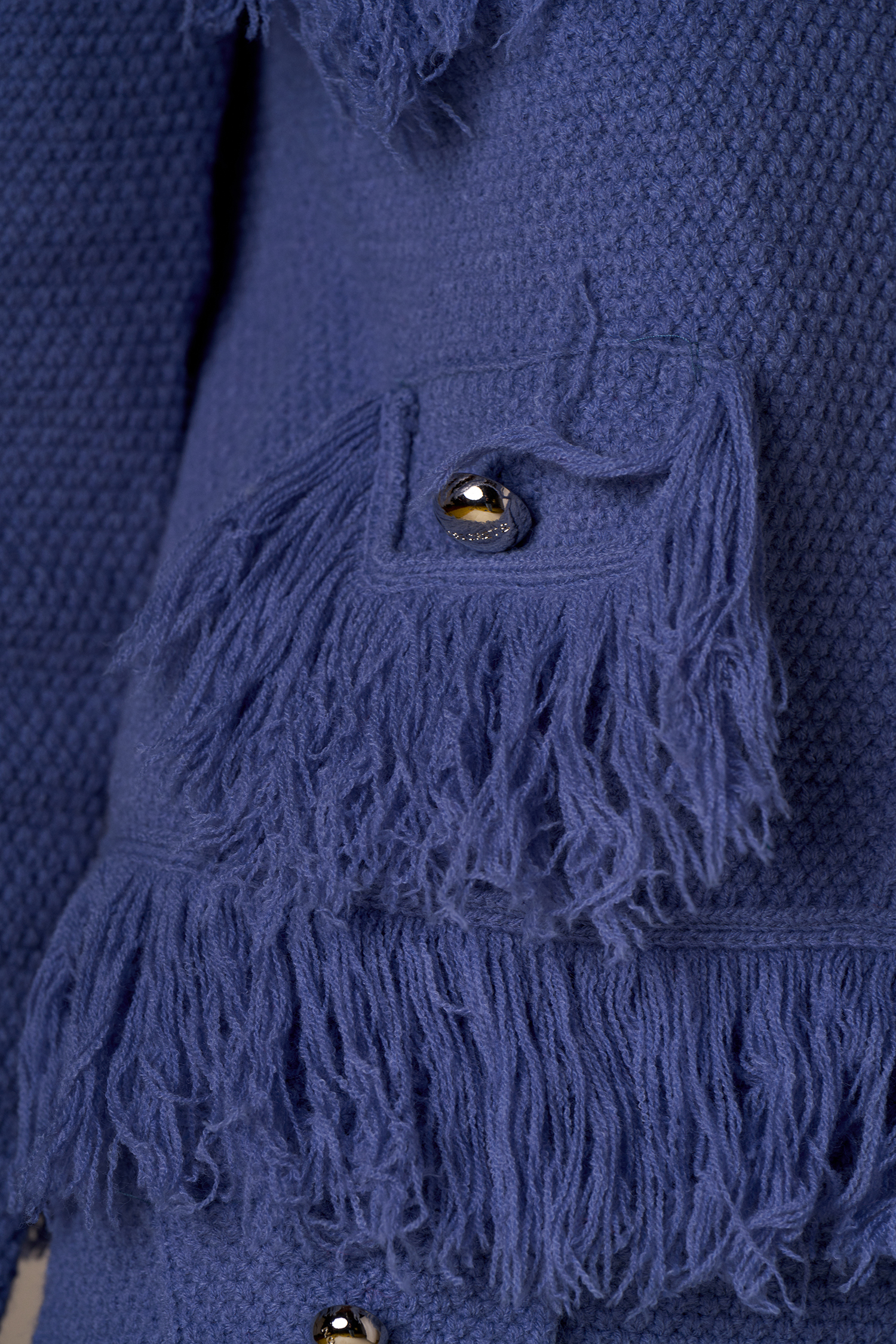 Giacca maglia frange - immagine 4