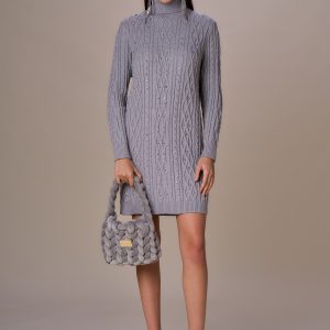 Abito trecce diamanti