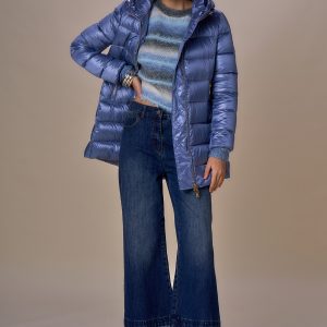 Piumino lungo iconico