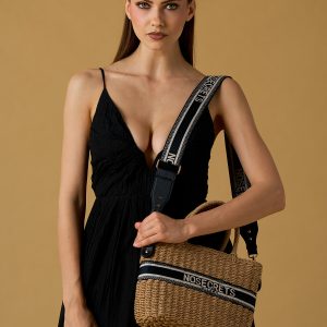 Borsa tracolla Nosecrets paglia