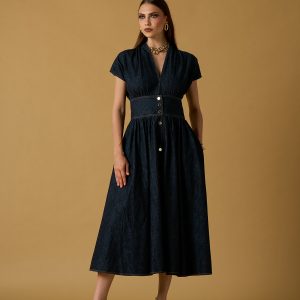 Abito chemisier denim