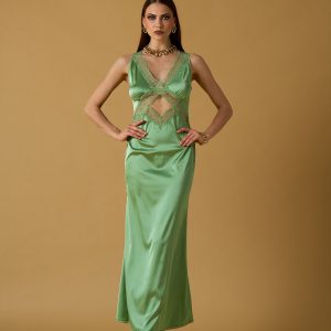 Abito Afrodite raso e pizzo