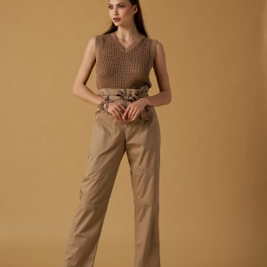 Gilet crochet e paillettes