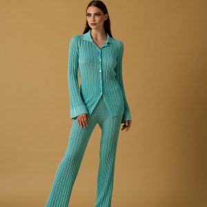 Pantalone lungo lurex