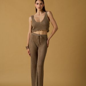 Pantalone lungo crochet