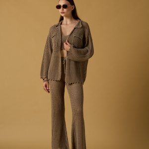 Cardigan camicione crochet