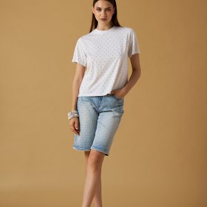 T-shirt diamanti rainbow