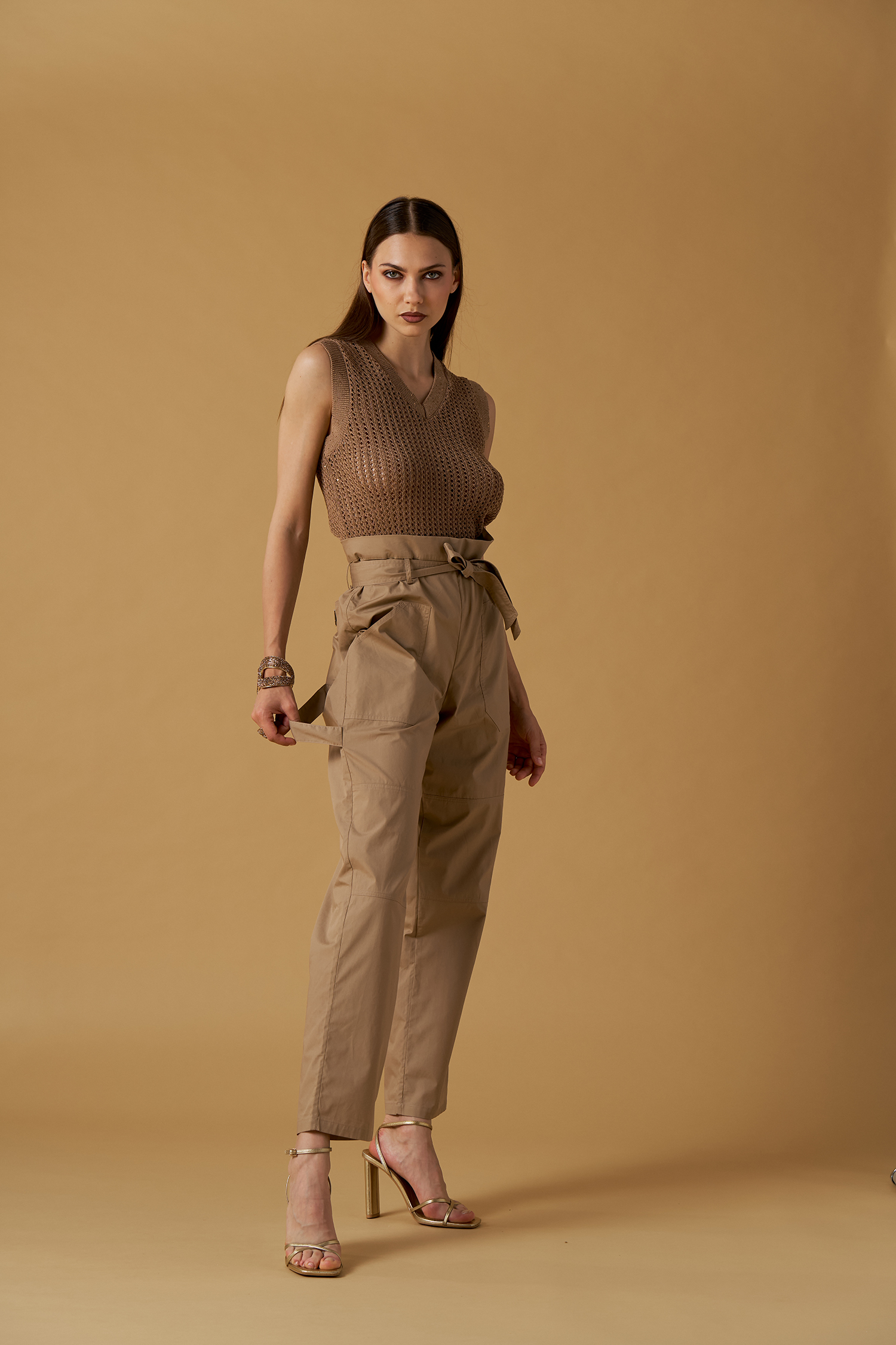 Pantalone corolla cotone - immagine 2