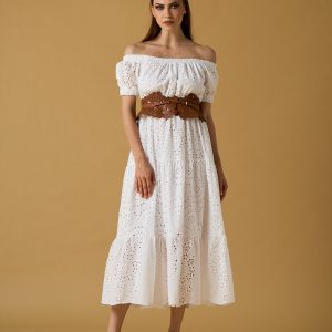 Abito sangallo spalle fuori