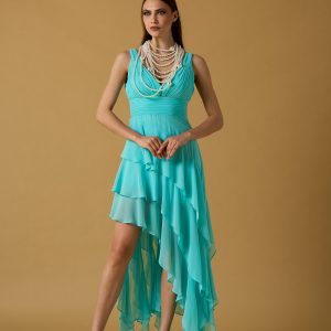 Abito Ariel con balze voile