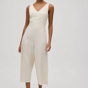 Ysabel Mora Tuta con fiocco in lino sul retro