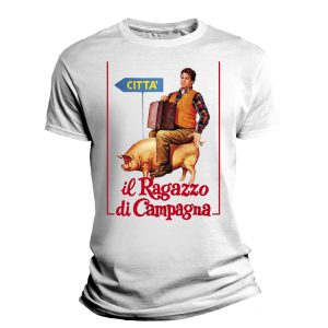 Tshirt Pozzett  Ragazzo di Campagna – Classici – Cult – Cinema – Comicità – Magliette Simpatiche – Idea Regalo