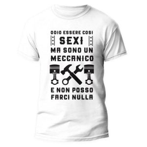 Maglietta Divertente Uomo – Odio essere così s*xi ma sono un Meccanico e non posso farci nulla – Idee Regalo Uomo – Maglietta Mestieri – Idea Regalo Divertente Uomo