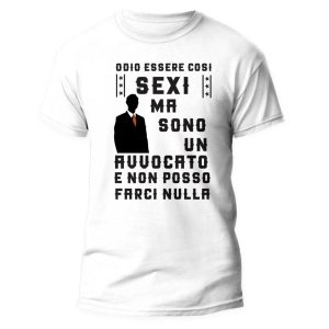 Maglietta Divertente Uomo – Odio essere così s*xy ma sono un Avvocato e non posso farci nulla – Idee Regalo Uomo – Maglietta Mestieri – Idea Regalo Divertente Uomo