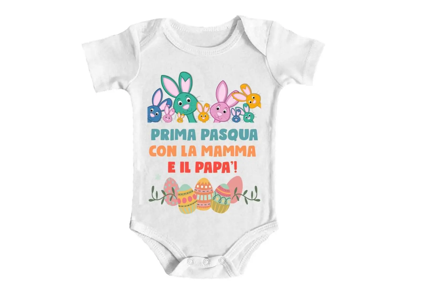 Body Neonato Pasqua – Body Buona Pasqua – Baby – Idea regalo