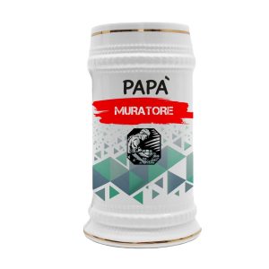 Boccale in ceramica Papà Muratore – Festa del Papà – Idea Regalo Papà Muratore – Boccale Papà – Idea Regalo Papà – Regalo Compleanno Papà – Gadget Muratore