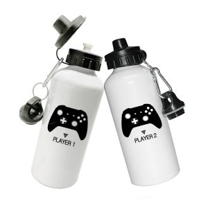 Coppia Borracce  Amore – Player 1 e Player 2 – Lui e Lei – Festa Innamorati – Maglietta – SanValentino – Idea Regalo Fidanzata – Regalo per Coppia