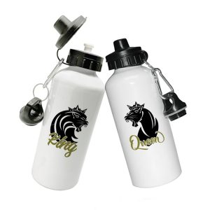 Coppia Borracce  Amore – King – Queen -Lion – Festa Innamorati – Maglietta – SanValentino – Idea Regalo Fidanzata – Regalo per Coppia