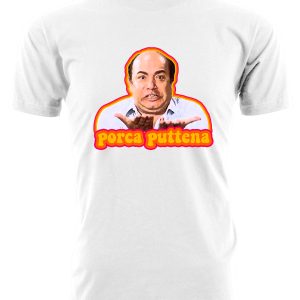 Tshirt Lino Banfi – P*rca Pu*tena – FIlm Cult – Film Classici – Idea regalo