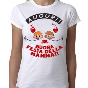 Maglietta Festa della Mamma – Femminucce Buona Festa della Mamma – Auguri Mamma – Festa della Mamma – Idee Regalo Mamma – Regalo Mamma Originale