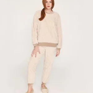 Muydemi Pigiama Donna in Sherpa