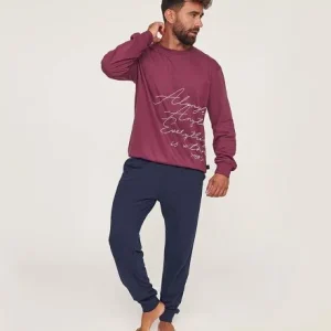 Muydemi Pigiama Uomo in Interlock