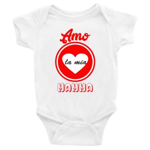Body Neonato Divertenti – Maschietto Amo la mia Mamma – Body Neonato – Body Neonato Simpatici – Idea Regalo Neonato