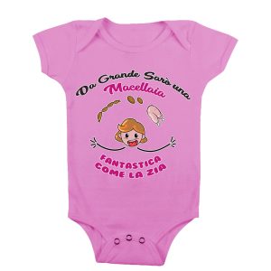 Body Neonata Zia – Da grande sarò una Macellaia Fanstastica come la Zia – Macellaia – Body Neonata Zia Divertenti – Body da Neonato Divertenti Zia  – Idea Regalo Zia