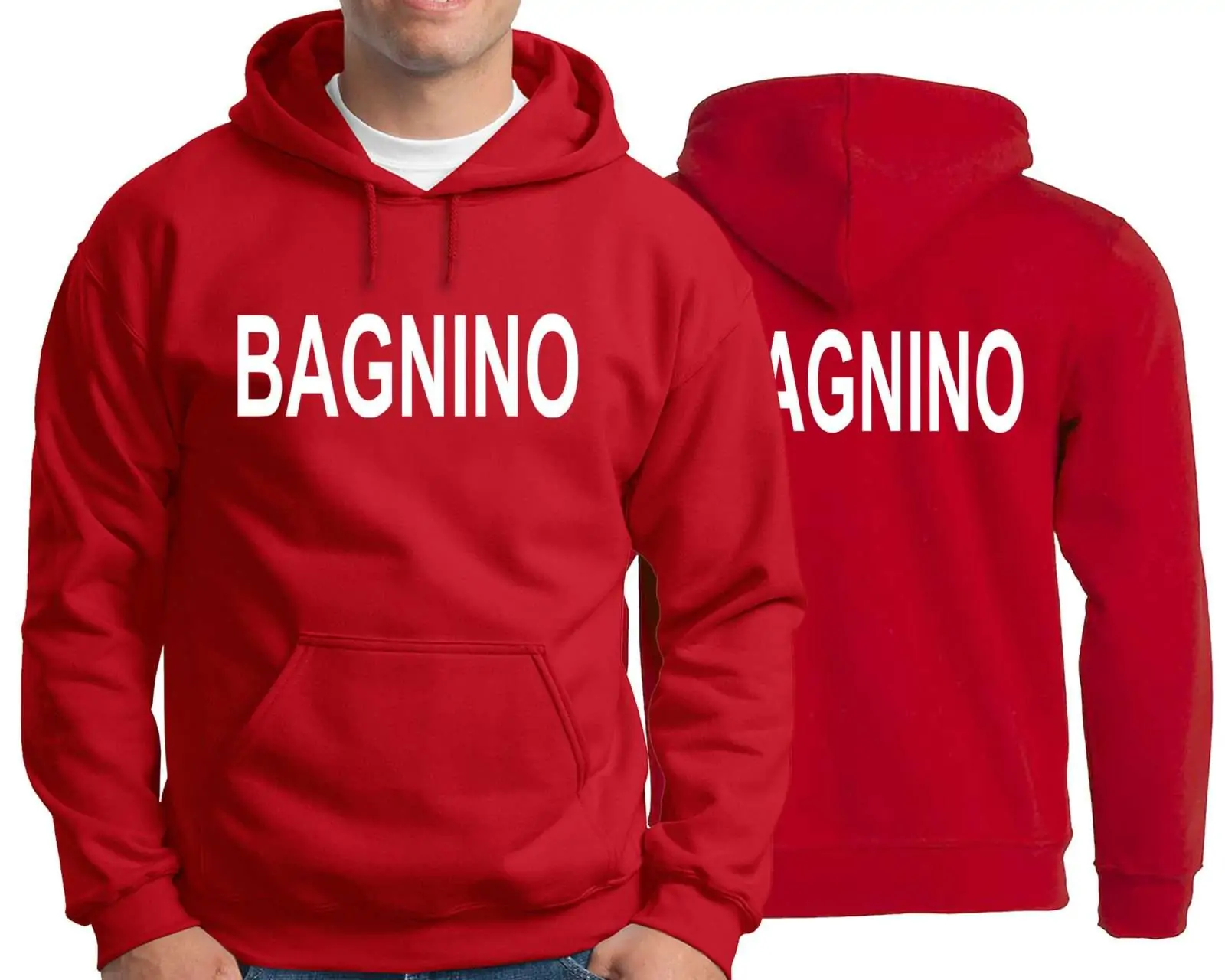 Felpa BAGNINO – Uomo – Donna – Salvataggio – Felpe – Assistente Bagnanti – Stazione balneare – Fronte Retro - immagine 2