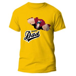 Maglietta Festa del Papà – SuperDad – Festa del Papà – Idee Regalo Papà – Regalo Papà Originale – Papà Regalo Originale