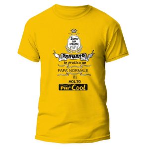 Maglietta Festa del Papà – Sono un Papà tatuato, in pratica un Papà normale ma molto più Cool – Festa del Papà – Idee Regalo Papà – Regalo Papà Originale – Papà Regalo Originale