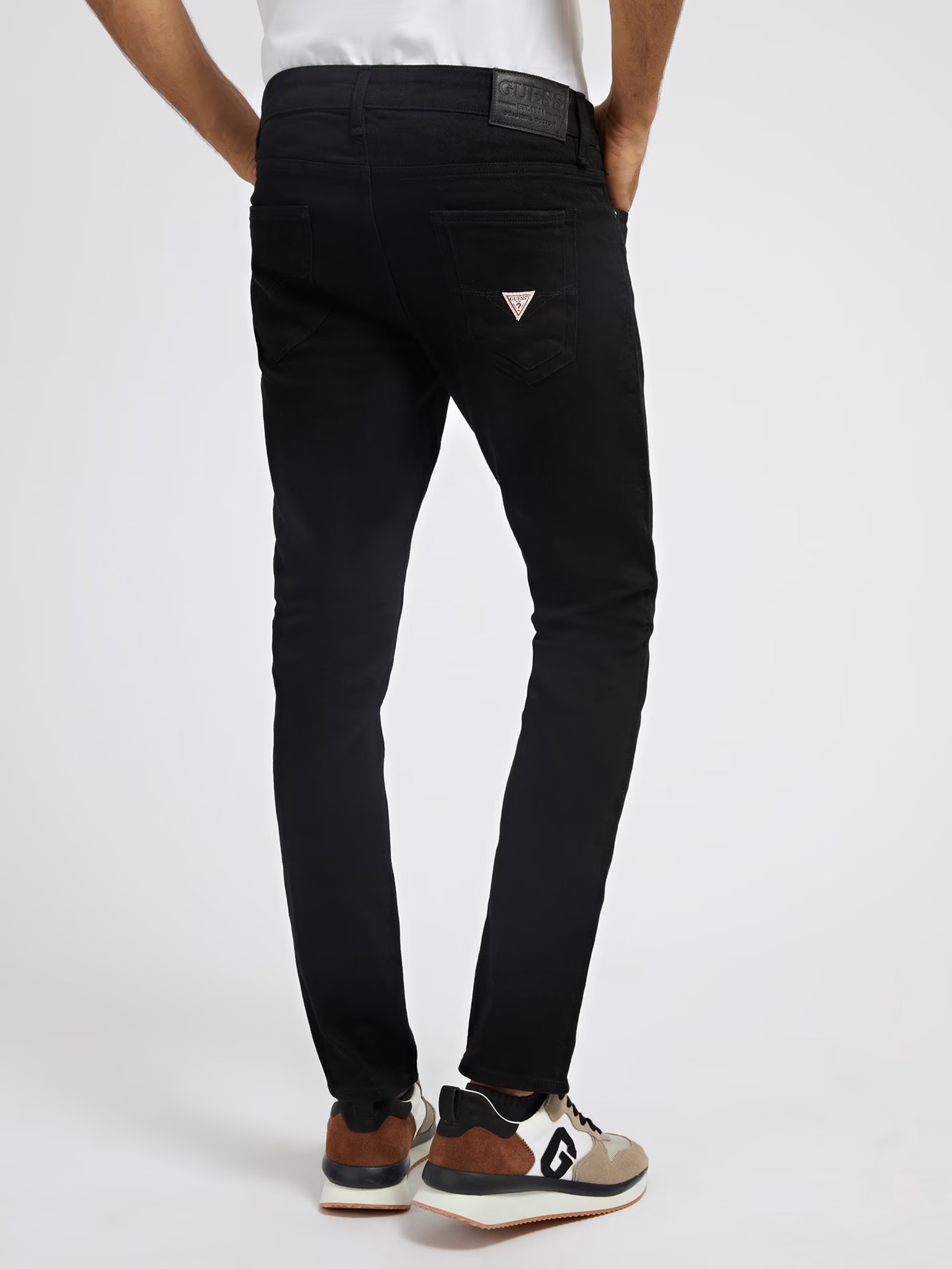 Guess pantalone jeans nero M2YAN1D4Q51 - immagine 3