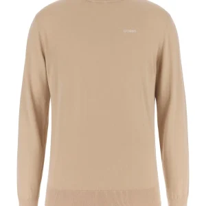 Guess Chesley washed lsmaglia girocollo con logo cucito al petto sinistro