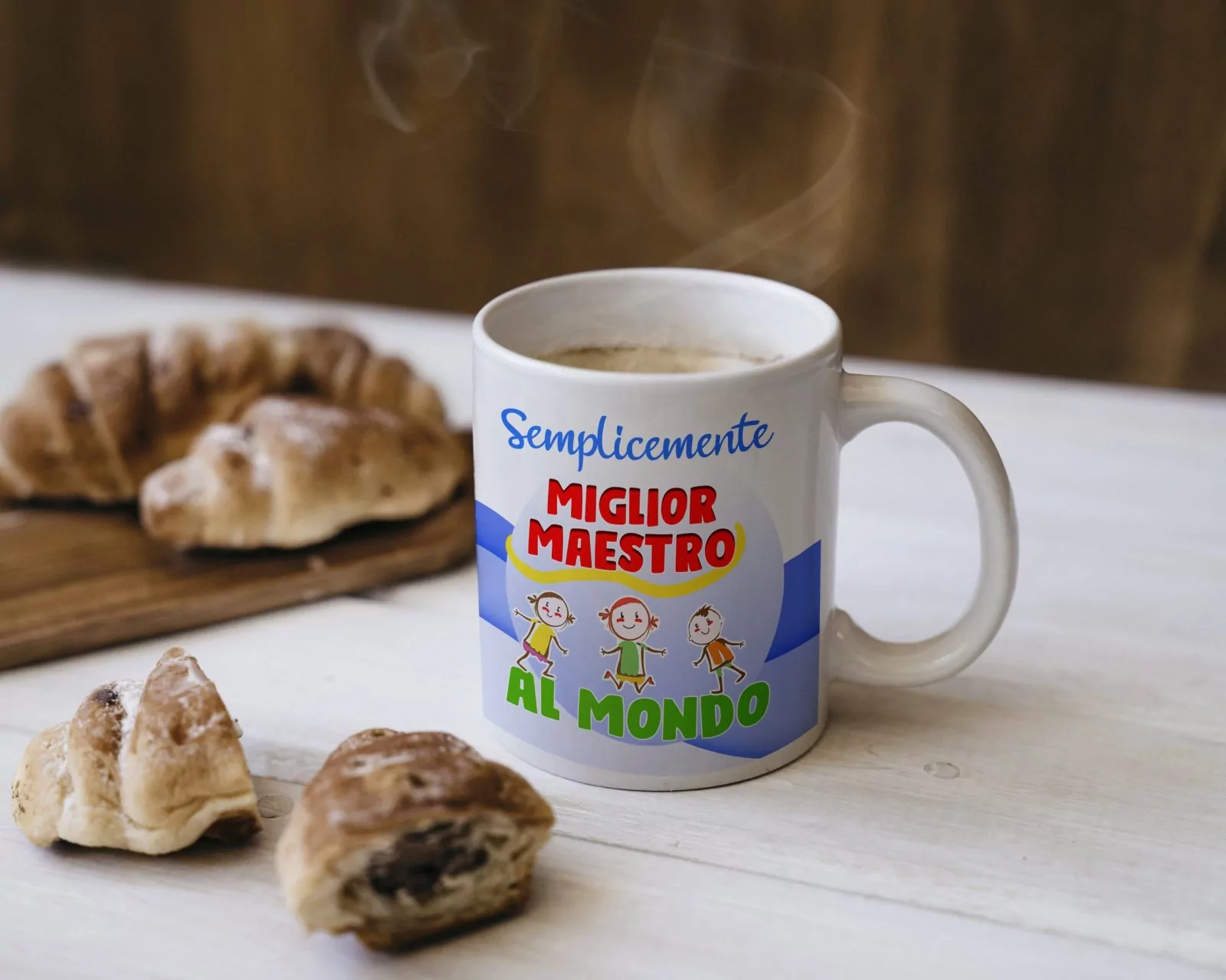 Tazza Maestro – Semplicemente Maestro Migliore al Mondo – Idee Regalo Maestro – Regalo Fine Anno Maestro - immagine 6