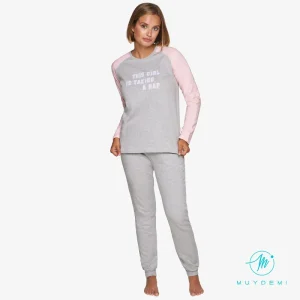 Muydemi Pigiama Femminile Pisolino, 230102