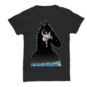 Tshirt Bojack Horseman simpatica – Parodia – Follow down – Tshirt Uomo Donna Bambino – Cavallo – Tshirt Divertente