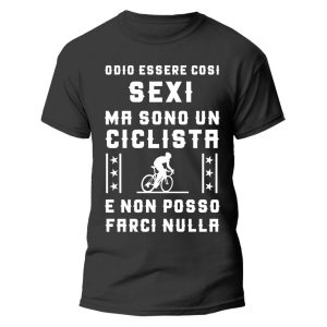 Maglietta Divertente Uomo – Odio essere così s*xy ma sono un Ciclista e non posso farci nulla – Idee Regalo Uomo – Maglietta Mestieri – Idea Regalo Divertente Uomo