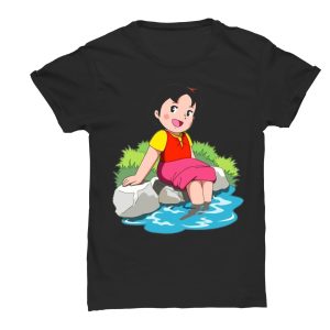 T-shirt Heidi felice – Maglietta Uomo Donna Bimbo – tshirt fiocco di neve – Magliette Heidi – Anni 80 – Cartoon