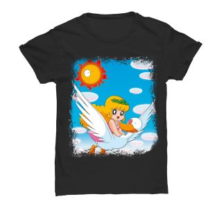 Tshirt Pollon Sembrava Talco – Pollon arrestata dietro le sbarre – Divertente maglietta Anni 80